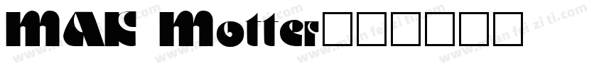 MAK Motter字体转换